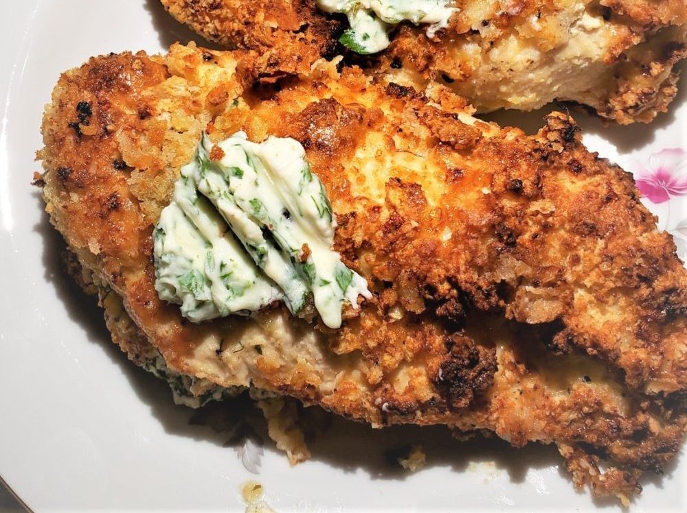 air-fryer-herb-butter-goat-cheese-chicken-kiev-a-foodie-goes-cleanish